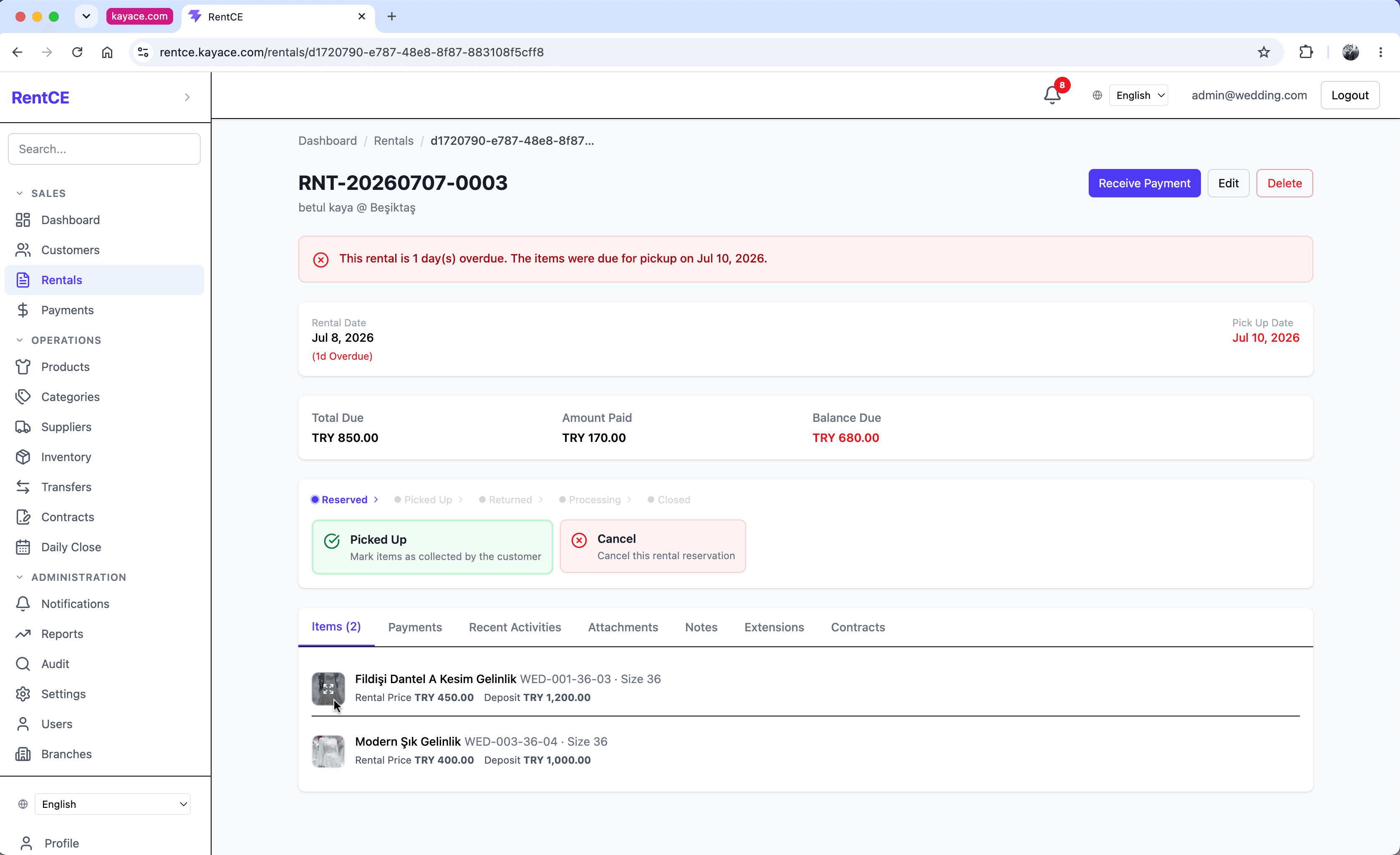 RentCE screenshot 2