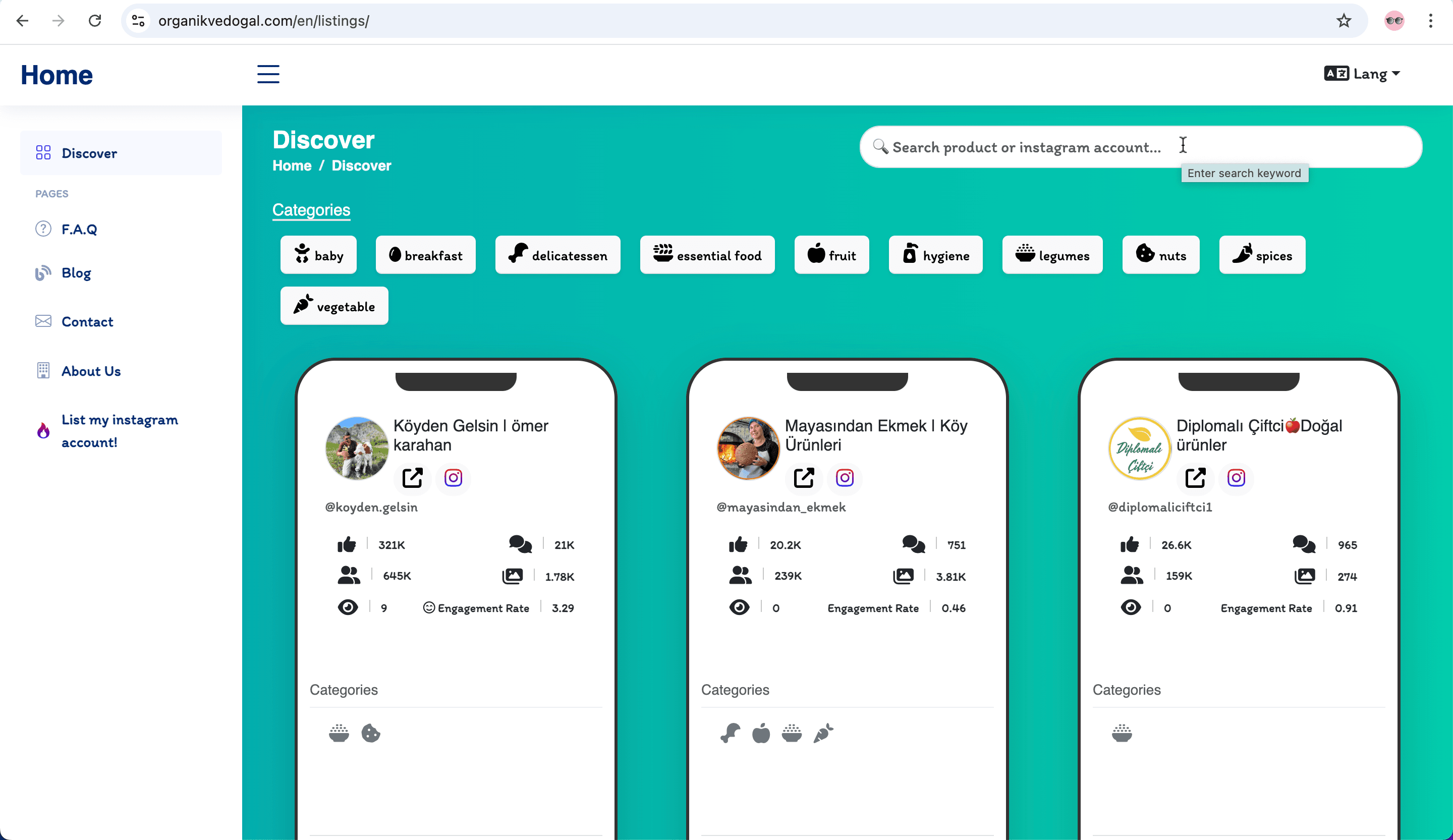 organikvedogal screenshot 1